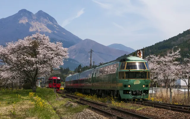 鐵道上的移動別墅：搭乘特快列車「由布院之森」奔向山林吧！
