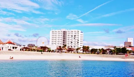 無敵沙灘海景、極致度假享受！沖繩平價公寓式飯店「Monpa」
