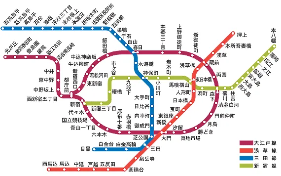 一個銅板東京走透透！都營地下鐵One Day Pass春夏秋冬週末限定一日券