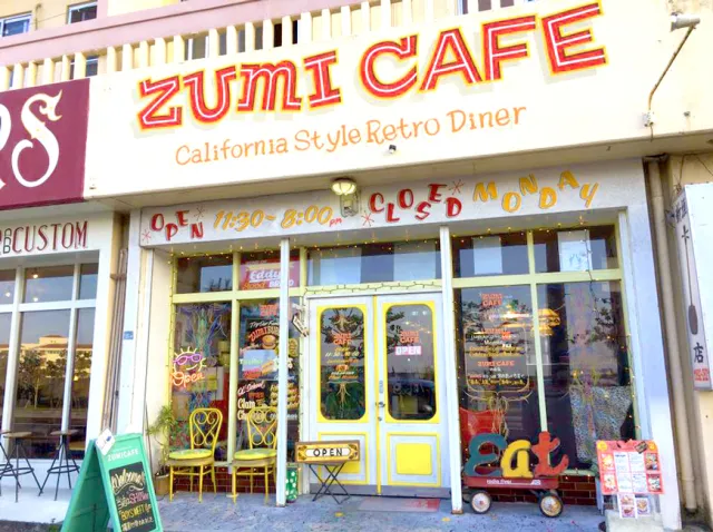 SHINee MV取景地，沖繩宜野灣特色漢堡店「ZUMI CAFE」