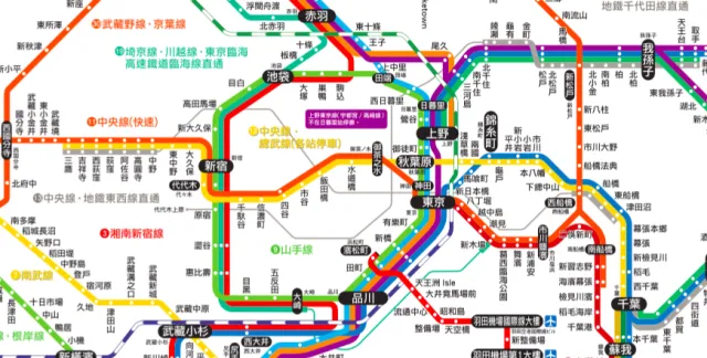 750円東京都23區任你逛！JR一日券超便利實用攻略！ 的縮圖