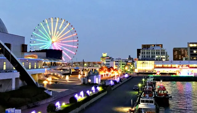 到「名古屋港」來場浪漫約會吧！夕陽、煙火與水族館，日劇般場景一次滿足！