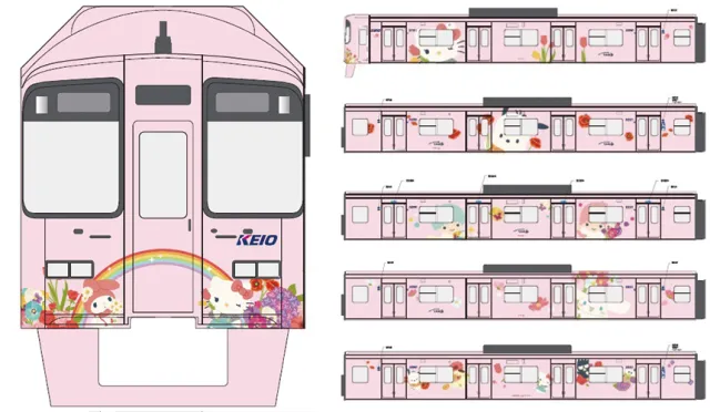 【速報】KAWAII魅力大爆發！京王線11月1日起將推「HELLO KITTY粉紅彩繪列車」