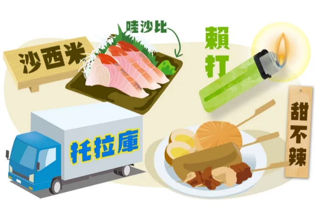 跟日本人說「甜不辣」、「沙西米」也能通？台語、日語發音相似單字大集合！