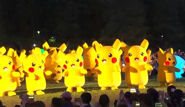 2,000隻皮卡丘陪你越夜越嗨！2019年橫濱皮卡丘嘉年華大遊行夜間發生chu！