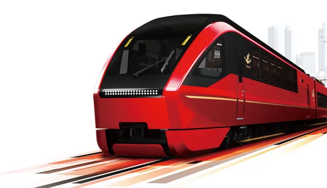 一輛像超跑的超酷電車！難波往返名古屋特急電車近鐵「火鳥號」奔馳上路