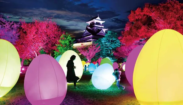 teamLab再出招「高知城光之祭」！2019年冬季來四國名城享受絢爛華美的歷史浪漫
