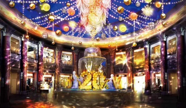 高10公尺聖誕樹及噴泉演出！來「台場維納斯城堡」感受東京最歐風的冬季浪漫