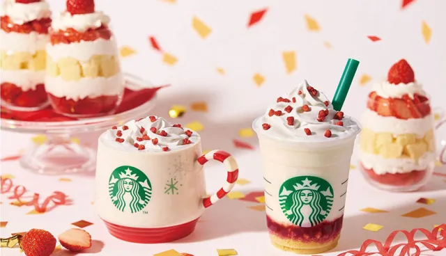 2019星巴克首波聖誕限定飲品！用「聖誕草莓蛋糕」說聲Merry Christmas！