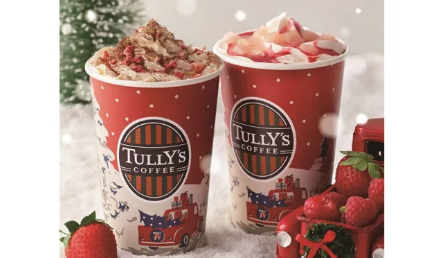 今年來日本第一杯聖誕咖啡喝TULLY'S COFFEE就對了！超可愛聖誕杯緣熊一定要收