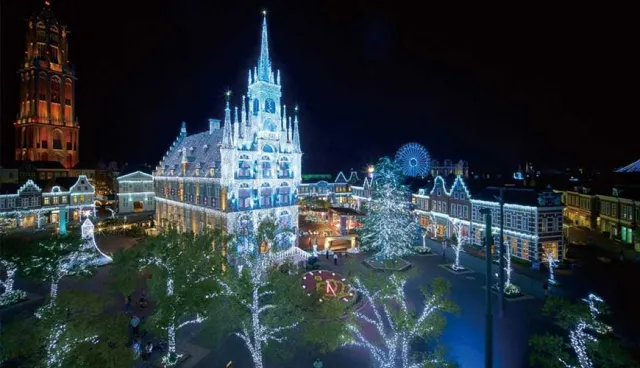 2019年冬季九州最美聖夜！豪斯登堡「光之街聖誕節」1300萬燈光點亮浪漫夜空