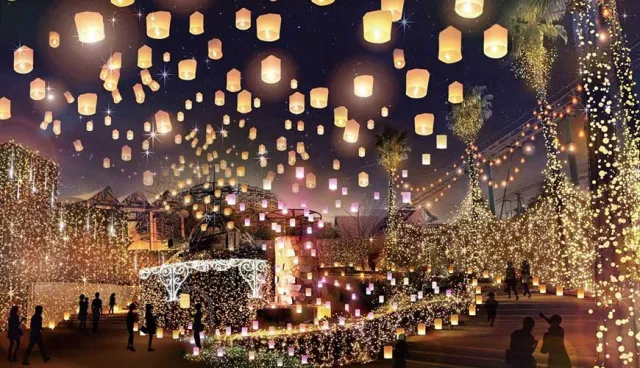 2019大阪枚方公園「光之遊園地」冬季燈飾帶大家一起進入時光羅盤神秘世界