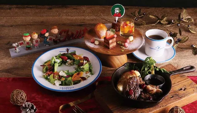 SNOOPY陪你過聖誕！中目黑、橫濱、神戶PEANUTS Cafe／DINER聖誕晚餐登場