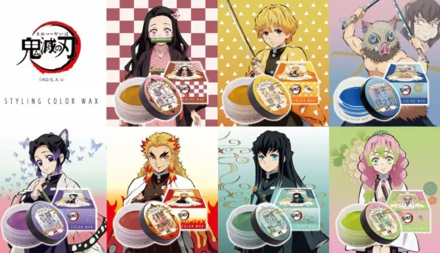瞬間變身《鬼滅之刃》人物的夢幻髮色？7大人氣角色的專屬變色髮蠟3月開賣！
