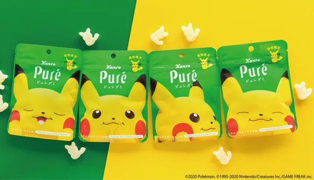 皮卡皮卡超軟Q！Pure水果軟糖「電擊熱帶皮卡」口味六月新上市！