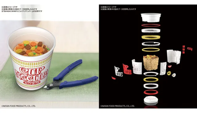 蝦子、蔥花、麵條通通超寫實！日清杯麵1：1模型新發售玩具迷必收