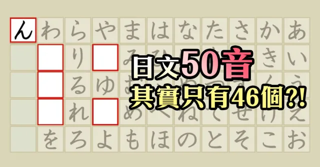 日文五十音只有46個啦！「ゐ」、「ヱ」…消失的假名之謎公開