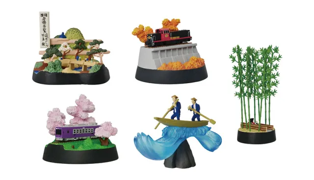 把京都嵐山的名景點全部帶回家！嵐山 MINIATURE LANDSCAPE扭蛋7月開始販售