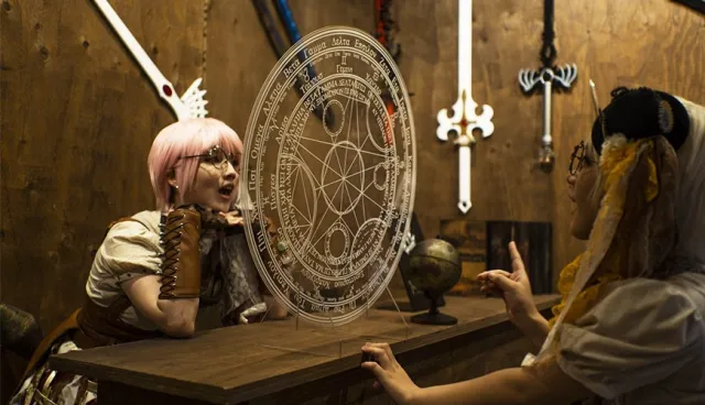 直接展開魔法陣結界阻隔飛沫！實用和儀式感兼具，魔法陣防疫隔板日本大熱賣！